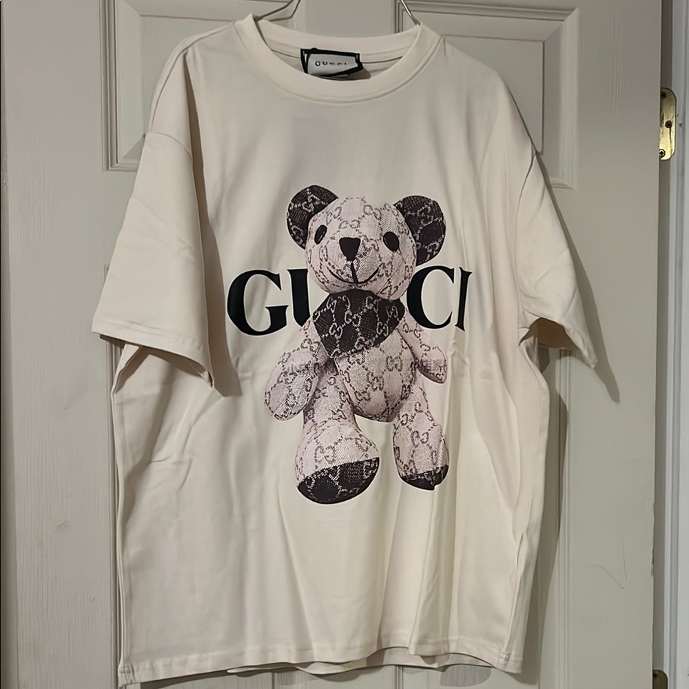 Gucci Cream Teddy Bear T-Shirt